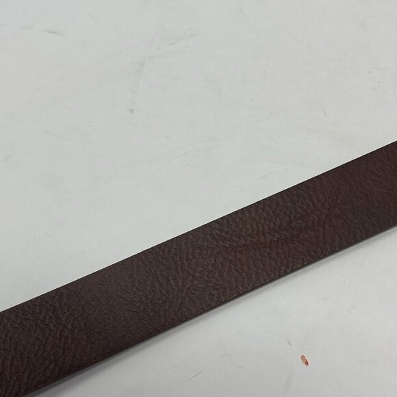 NWT Columbia brown leather belt boys silver hardware large 30-32 - Picture 7 of 7